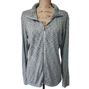 Columbia Sage Heathered Zipup Jacket - XL